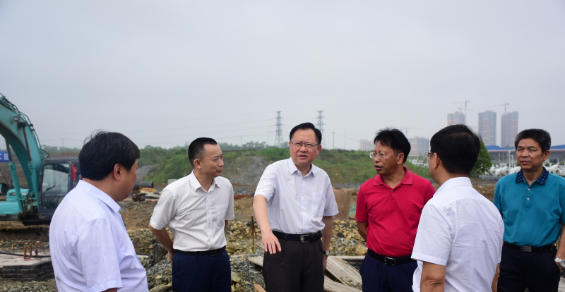 龚文密调研重点项目及省“粤港澳”高峰论坛招商工作
