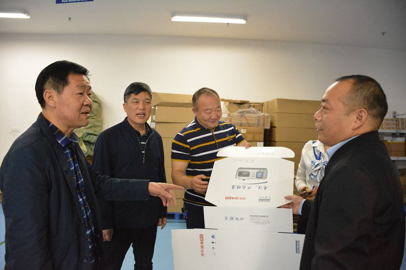 邵阳市市场监管局调研经开区医疗器械企业帮扶助力做大做强