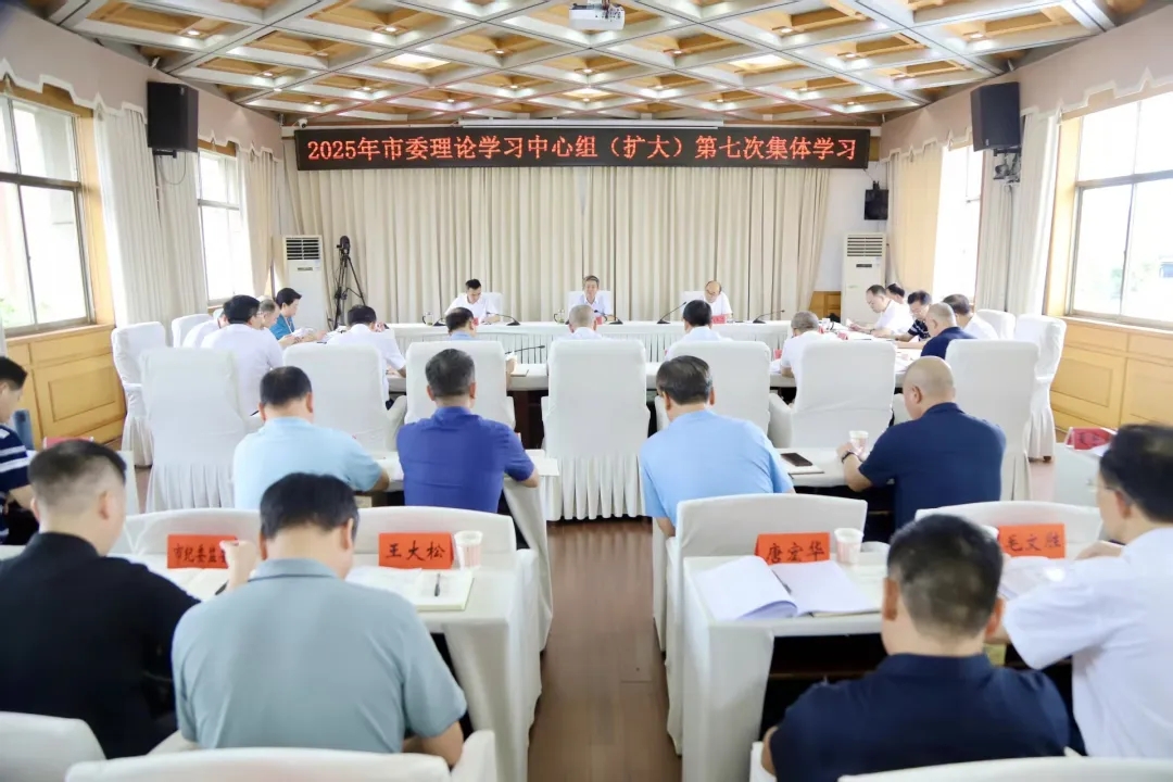 邵阳市委理论学习中心组（扩大）举行2025年第七次集体学习