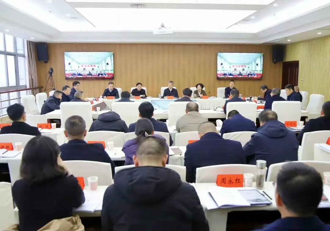 邵阳市召开社会治理重点工作总结暨重大风险防范化解工作部署会 严华讲话 程蓓主持