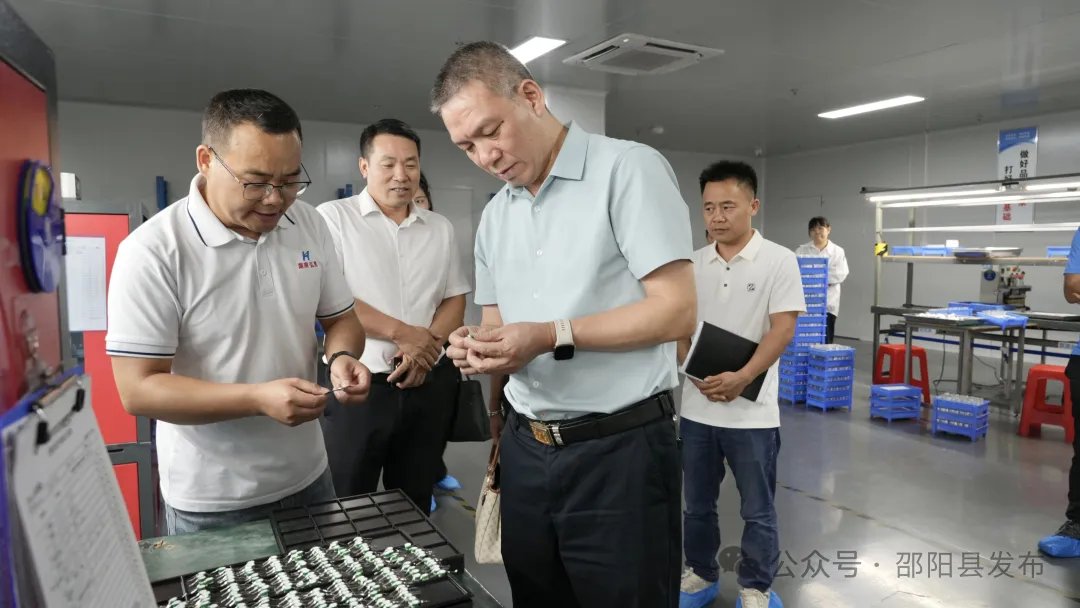 邵阳县委书记张戈锐开展“企业服务年”走访调研