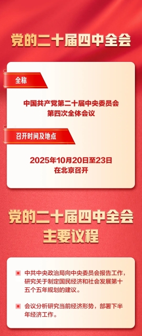 党的二十届四中全会召开在即！一张图，带你了解